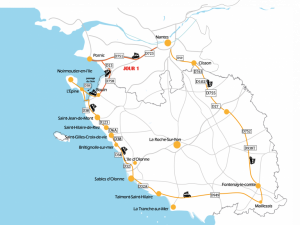 Carte road trip Vendée